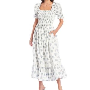 Antonio Melanie x Born on Fifth Lottie Floral Print Dress